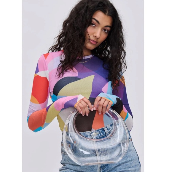 Trendy acrylic urban expression bag - Picture 4 of 5